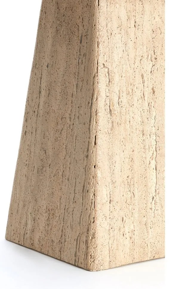 Странична масичка с скаменен плот за маса 40x40 cm Kepami – Light &amp; Living