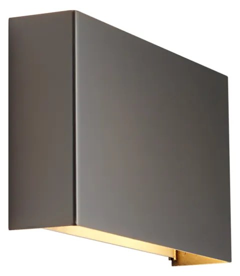 Модерна стенна лампа Gunmetal 2 светлини - Otan