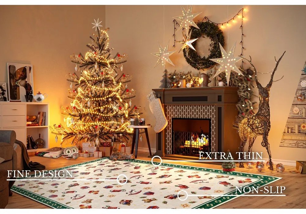 Зелен килим с коледен мотив 160x230 cm Green Christmas – Villeroy&amp;Boch