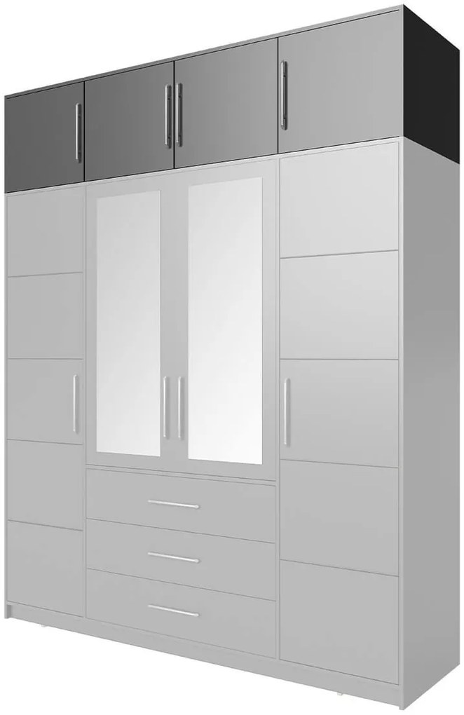 Гардероб loft 4-door Bali D4-Fusiko