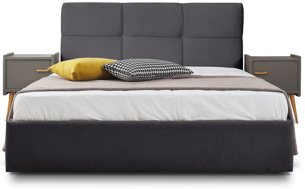 Тапицирано легло Manhattan-Anthraki-150 x 200-Χωρίς μηχανισμό ανύψωσης