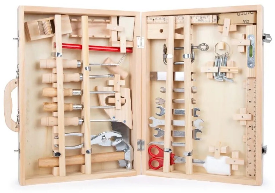 Small Foot - Куфарче с дървени инструменти Deluxe