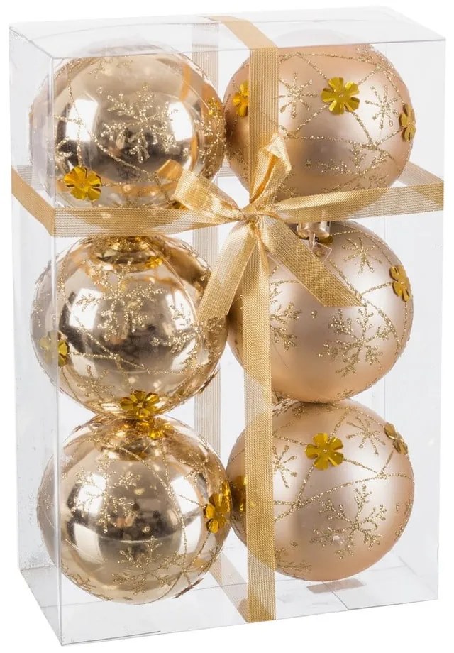 Коледни топки в комплект 6 бр. ø 7 cm – Casa Selección