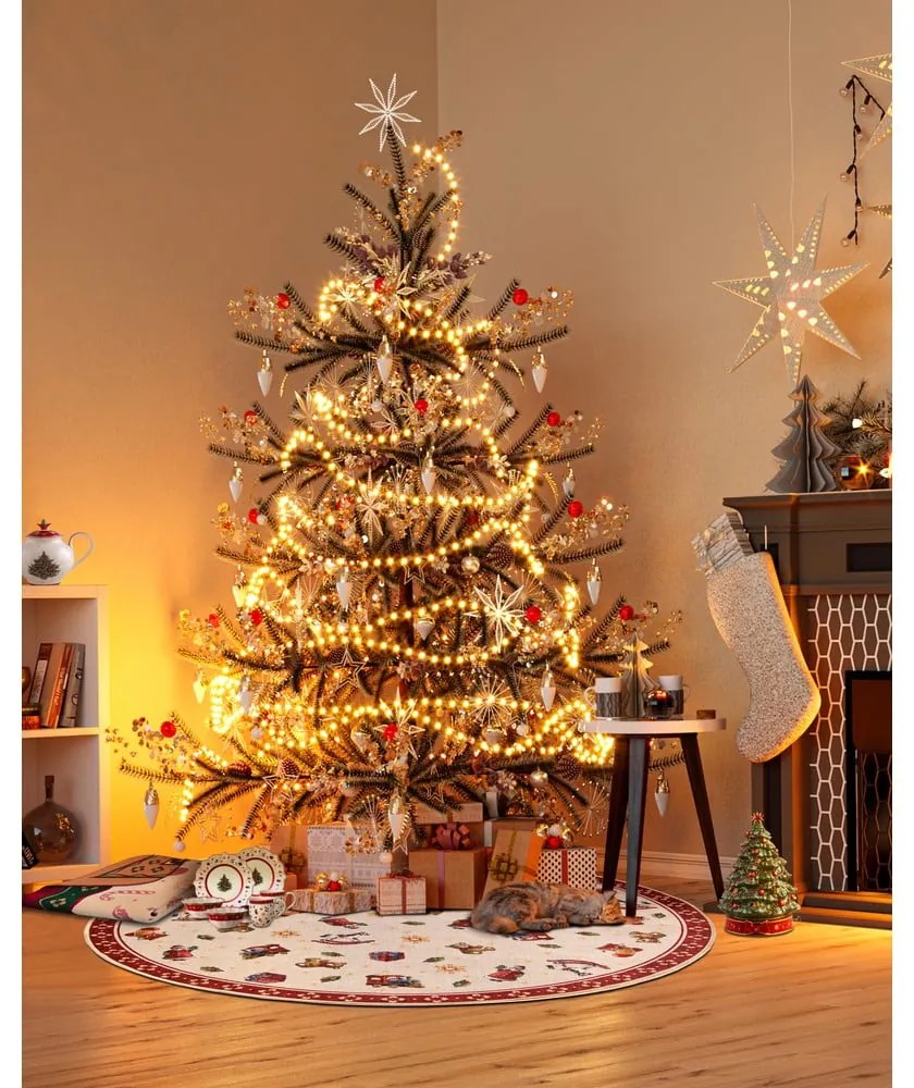 Червен кръгъл килим с коледен мотив ø 150 cm Red Christmas – Villeroy&amp;Boch