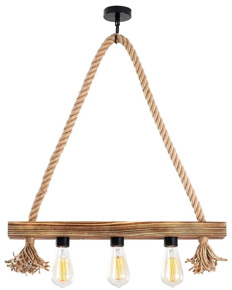 Висящо осветително тяло в естествен цвят Erebos – Opviq lights