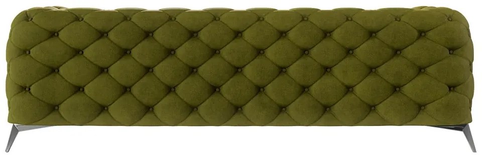 Зелен кадифен диван 243 cm Chelsea – Ropez
