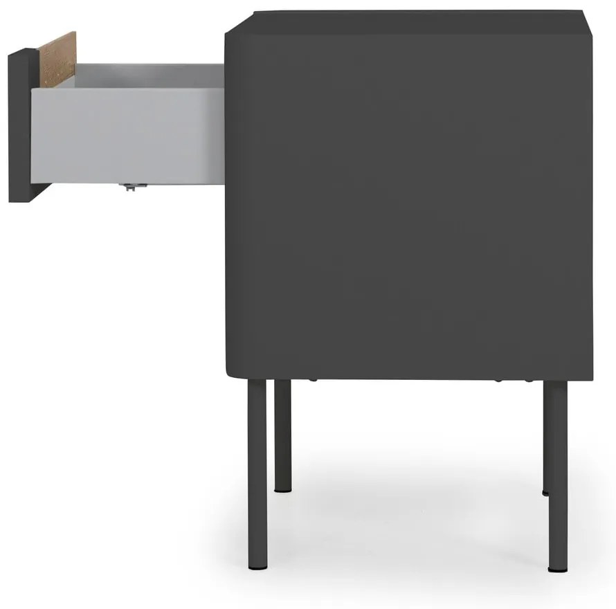 Антрацитно сиво нощно шкафче Switch - Tenzo