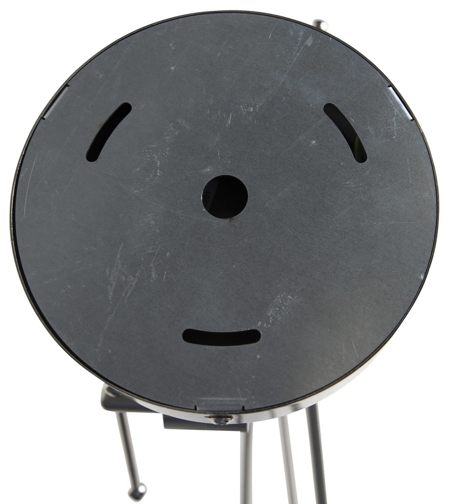 Стоманена висяща лампа с кремави плисирани абажури 35 см 2 светлини - Blitz