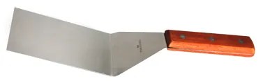 Шпатула от неръждаема стомана с дървена дръжка 905А CN-(5229-4099/4098) - Horecano