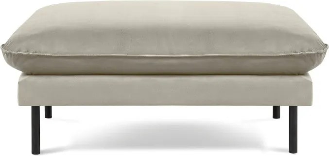 Бежов кадифен отоман, 100 x 80 cm Vienna - Cosmopolitan Design