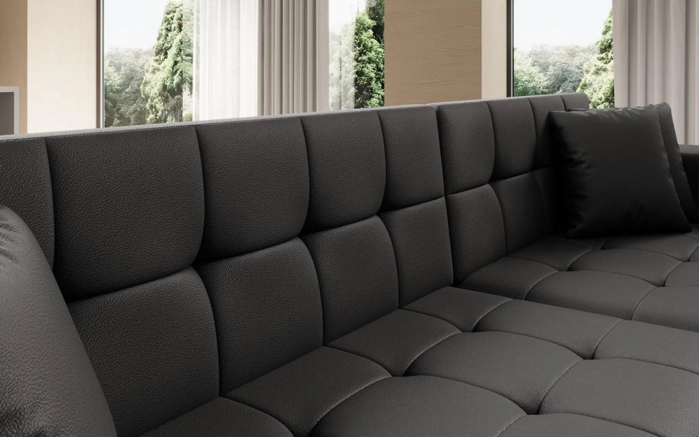 Ъглов диван Gessola-Left-Black