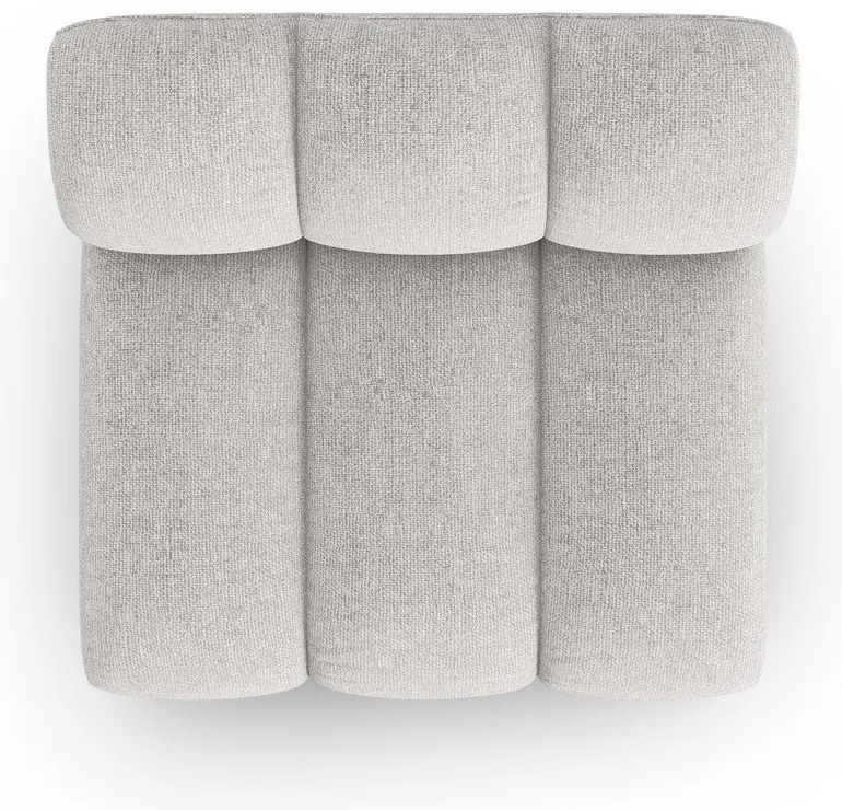 Светлосив модулен диван (среден модул) Lupine – Micadoni Home