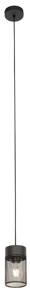 Индустриална висяща лампа черна - Jim