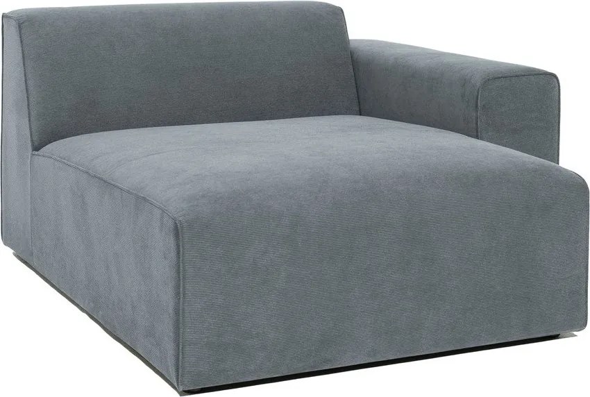 Сив модулен диван от рипсено кадифе (десен ъгъл) Sting – Scandic