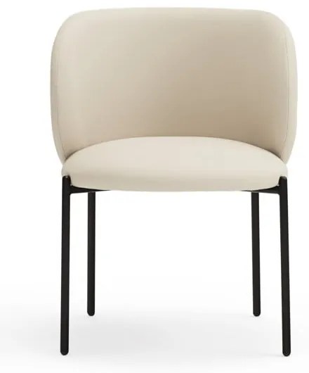 Бели тапицирани трапезни столове в комплект 2 бр. Mogi – Teulat