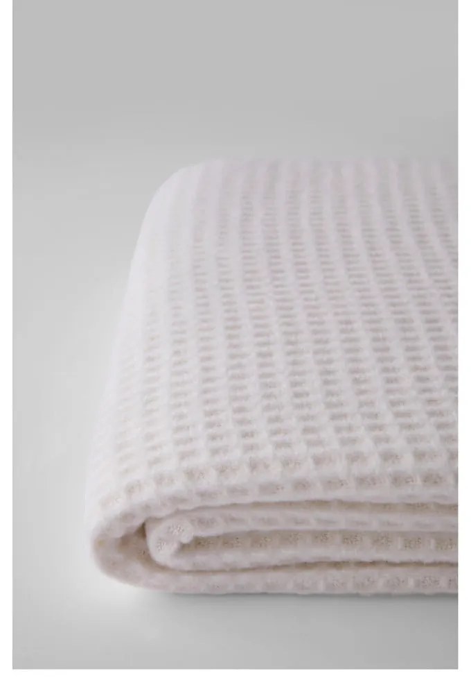 Вафлено одеяло в кремав цвят, 140 x 180 cm Waffel - Euromant