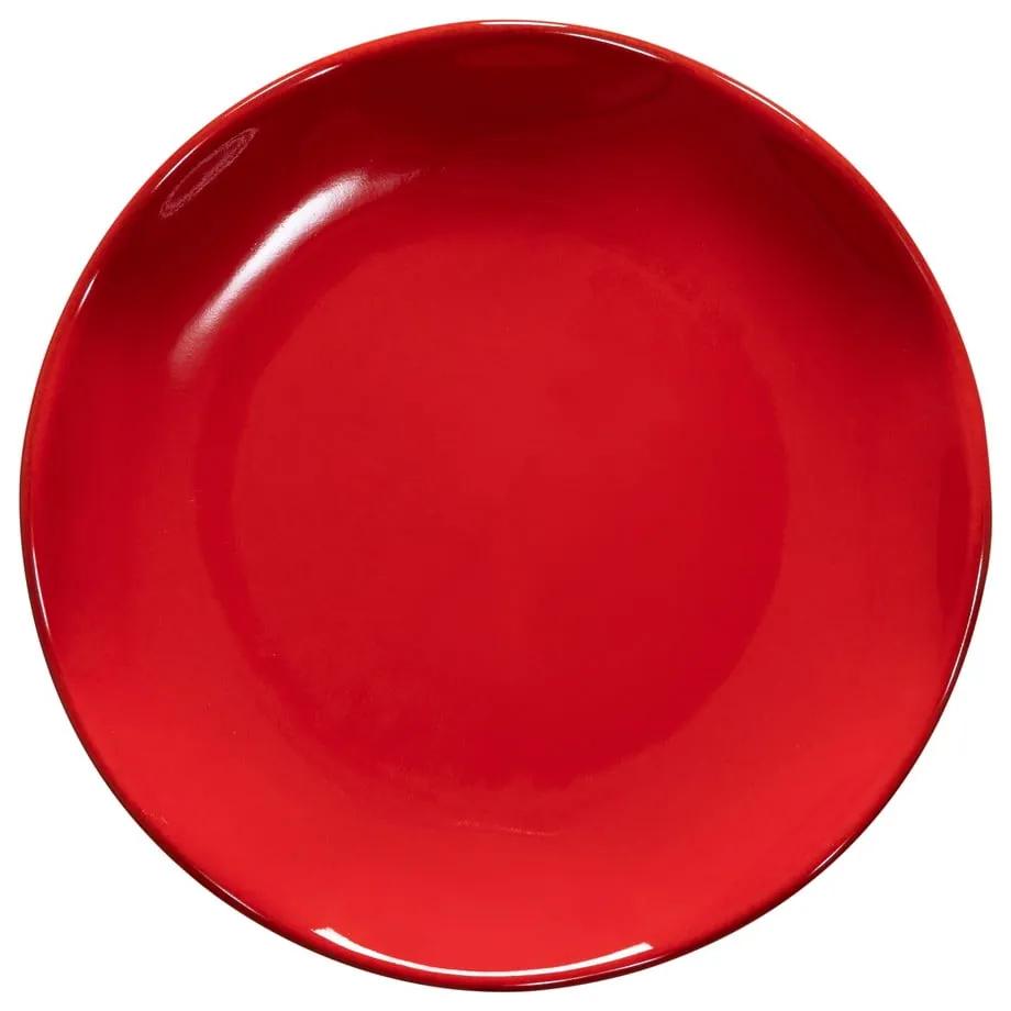 Десертна чиния от червен фаянс, ø 20,5 cm Cook &amp; Host - Casafina