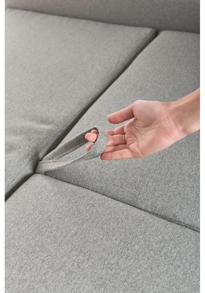 Светло сив променлив ъглов диван Pop - Bonami Selection