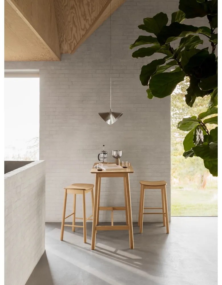 Бар маса от декор от дъб 60x120 cm Barlow – Actona