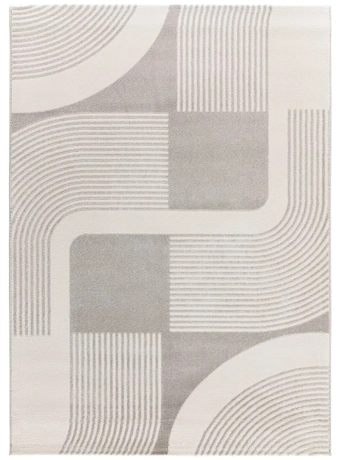 Килим в светлосиво и слонова кост 200x290 cm Flora – Universal