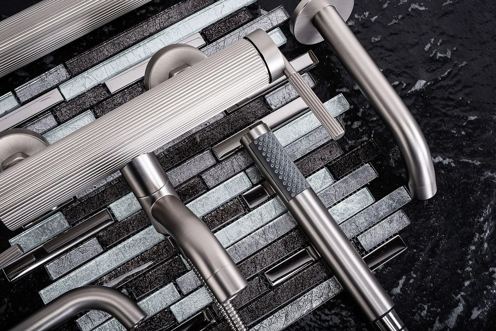 Смесител за вана Rea Argon Brush Nickel