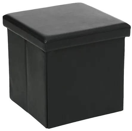 Пуф със съхранение atmosphera Pouffe, MDF, Сгъваем - Сив