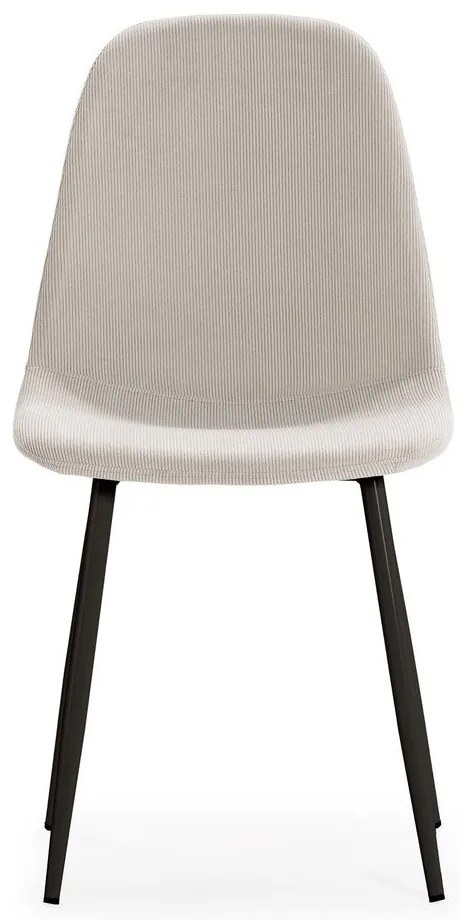 Кремави тапицирани трапезни столове в комплект 4 бр. Minka – Marckeric