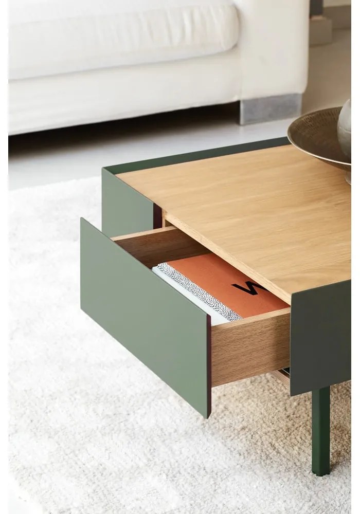 Зелена масичка за кафе Arista - Teulat