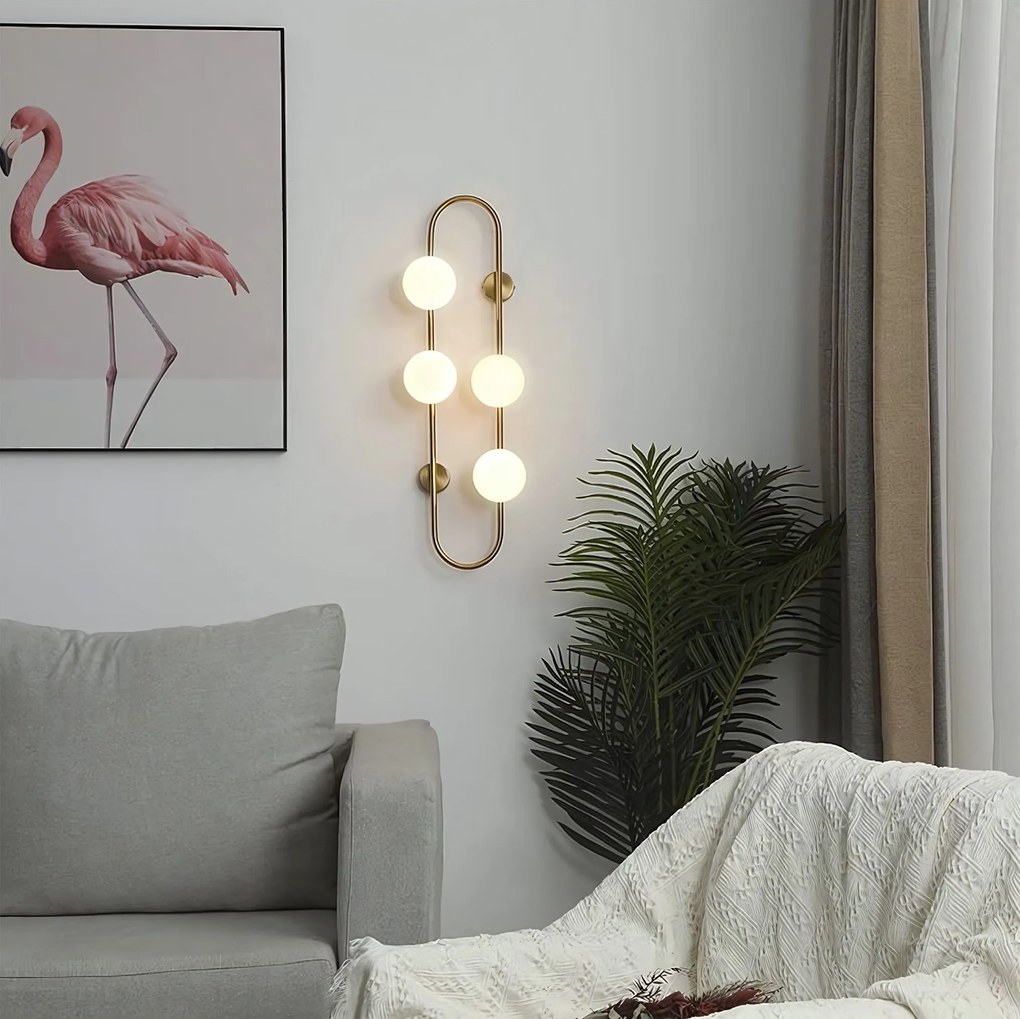 Лампа APP1144-4W złota