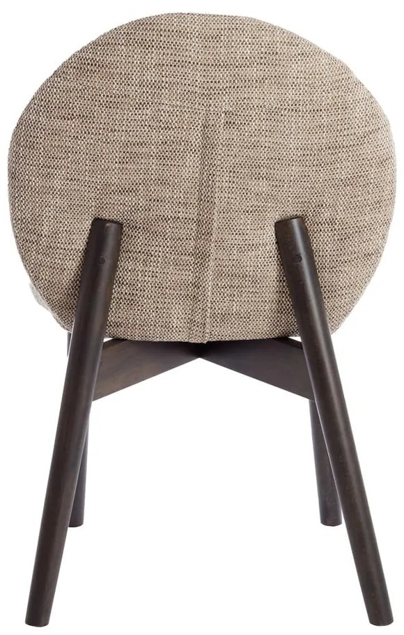 Бежови тапицирани трапезни столове в комплект 2 бр. Sinosa – Light &amp; Living