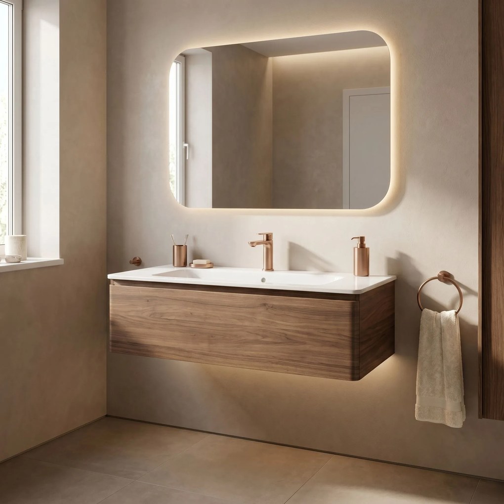 Смесител за баня Rea Logan Brush Copper