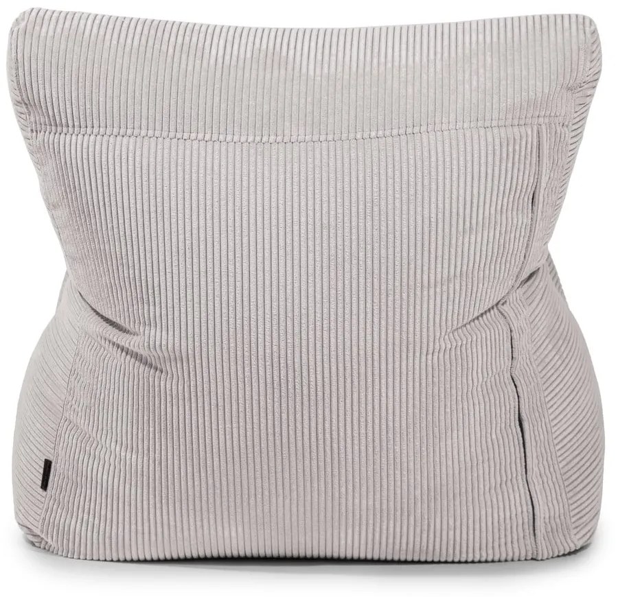 Син пуф от рипсено кадифе Seat 100 Lounge – SLOWDOWN