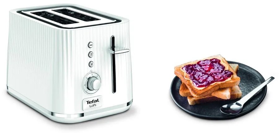 Бял тостер Loft TT761138 – Tefal