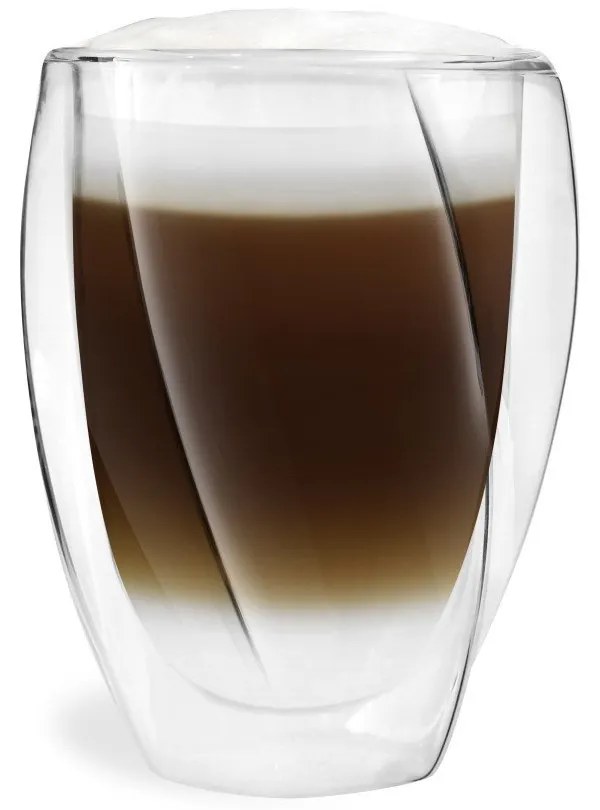 Комплект от 2 чаши за лате с двойни стени, 300 ml - Vialli Design