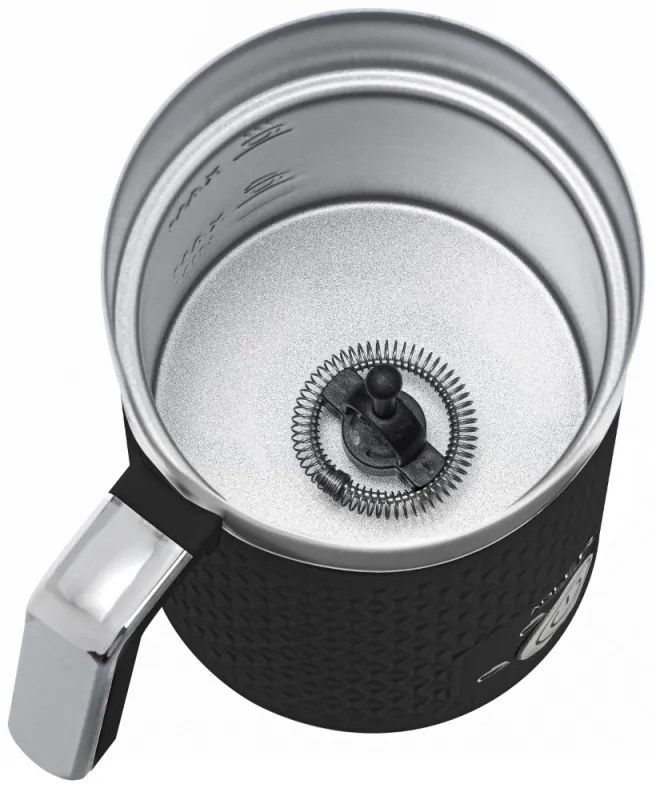 Уред за разпенване на мляко Adler AD 4494B, 500W, 300 мл, Незалепващо покритие, Черен