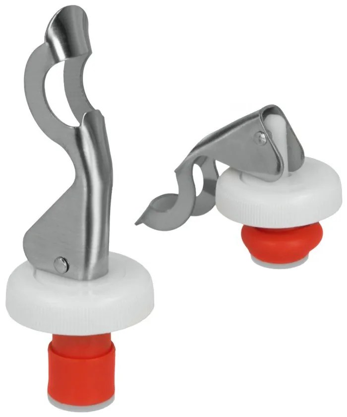 Комплект от 2 капачки за бутилки от неръждаема стомана - Metaltex