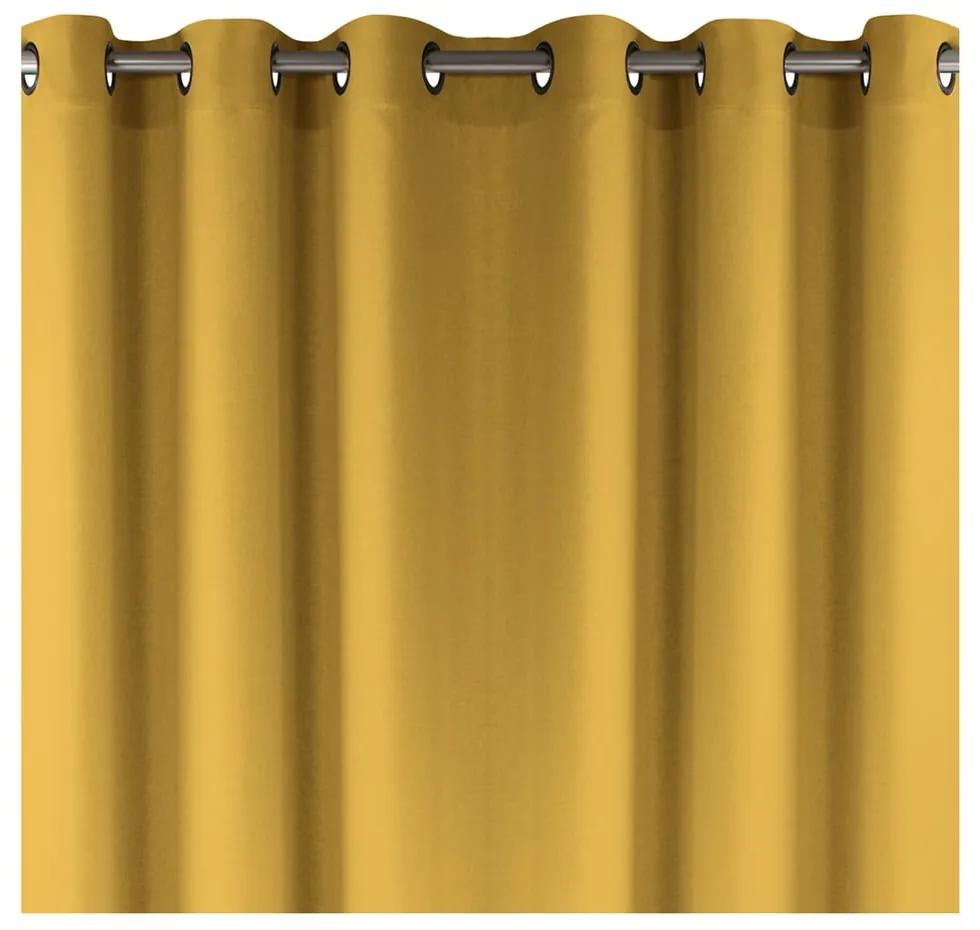 Завеса в цвят горчица 140x245 cm Carmena - Homede