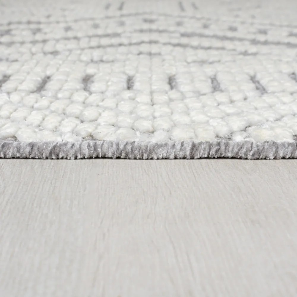Сива пътека от шенил подходяща за пране 60x240 cm Jaipur – Flair Rugs