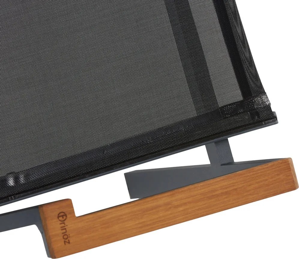 Градински столове комплект (6 броя) Ottowa, цвят Сив Черен