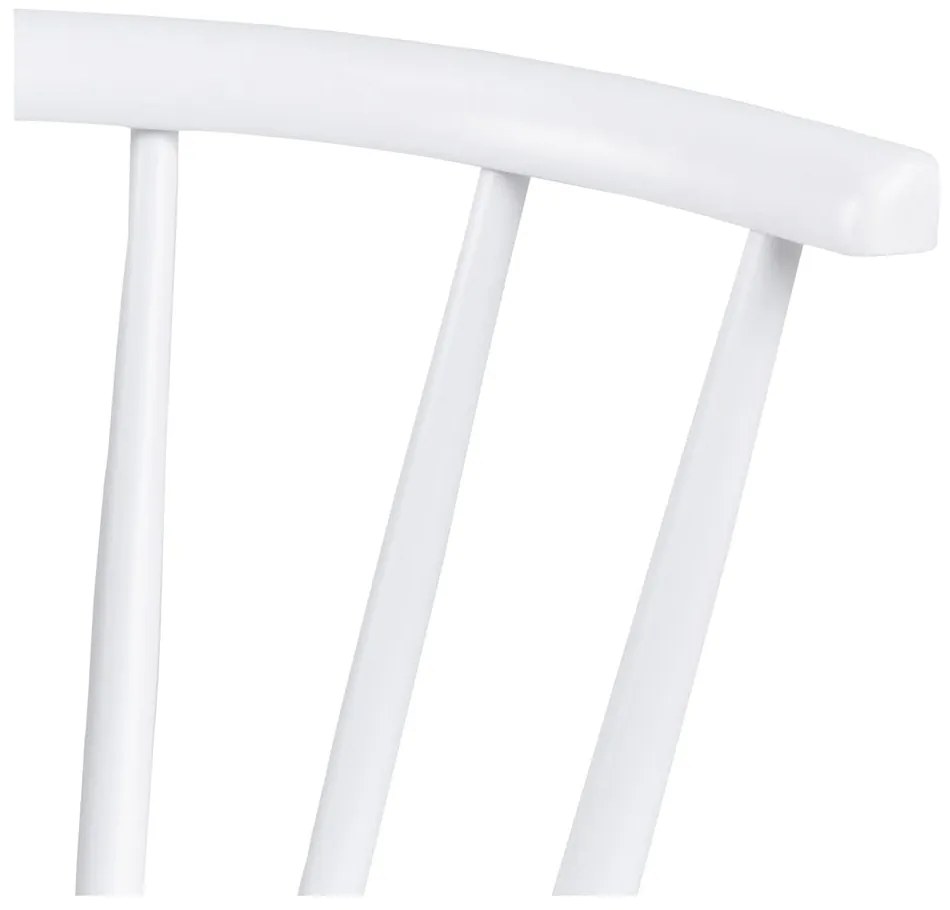 Бял трапезен стол Ida – Actona