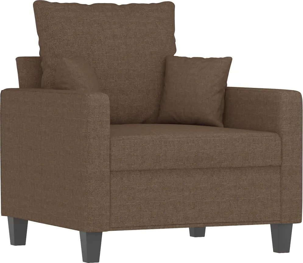 359254 vidaXL Фотьойл, кафяв, 60 см, плат