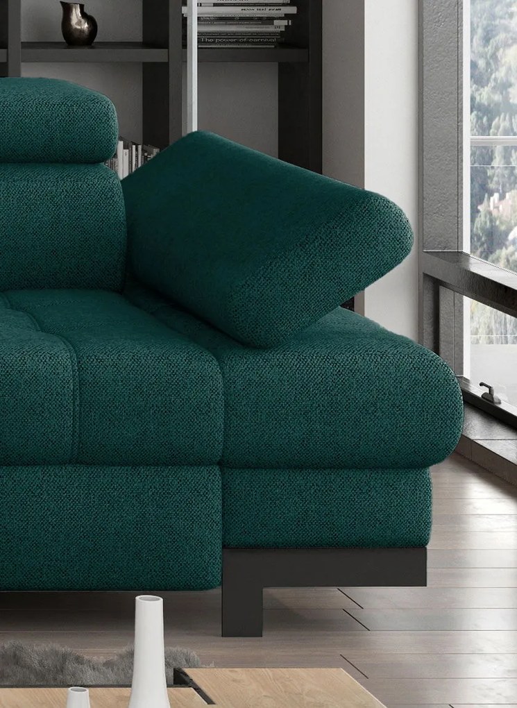 Ъглов диван Sapphire-Prasino-Right