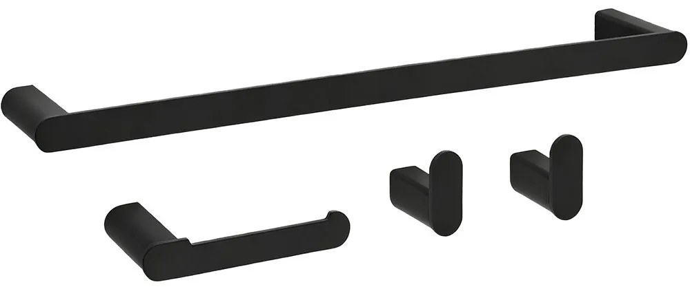 Комплект аксесоари за баня Mati Black 4 части