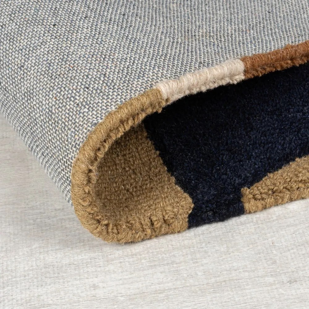 Теракотен ръчно изработен вълнен килим 200x290 cm Mia Arch – Flair Rugs