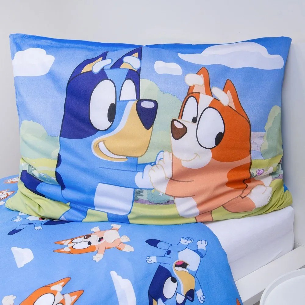 Единично памучно детско спално бельо 140x200 cm Bluey – Jerry Fabrics