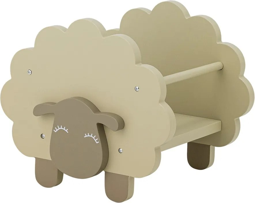 Бежова детска библиотека 30,5x30x35 cm Dolly – Bloomingville Mini