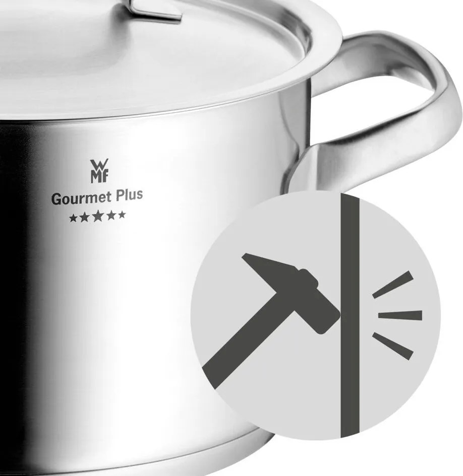 Комплект съдове от неръждаема стомана 7 бр. Gourmet – WMF