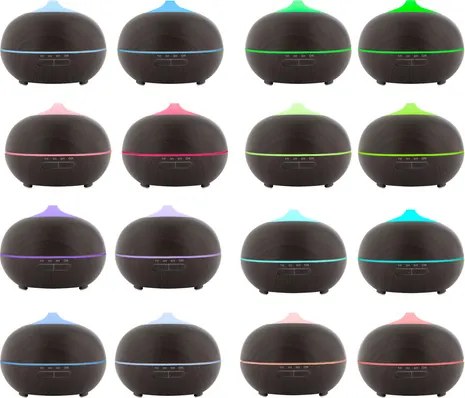 Ултразвуков овлажнител 4в1 Ruhhy 23509 – арома дифузер, йонизатор и LED лампа с дистанционно и масла