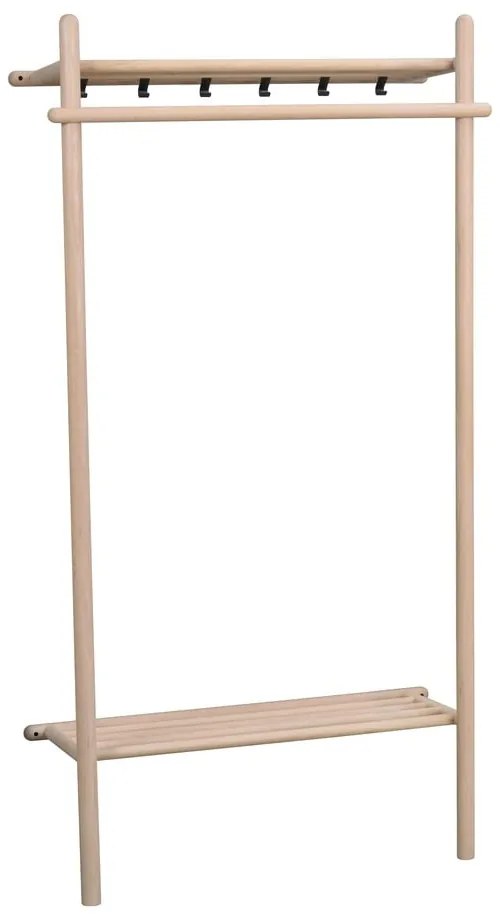 Комплект за антре от дъбова дървесина в естествен цвят Milford - Rowico