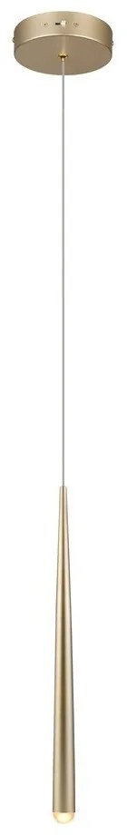 LED висящо осветително тяло в златист цвят ø 14 cm Cala – Trio Select